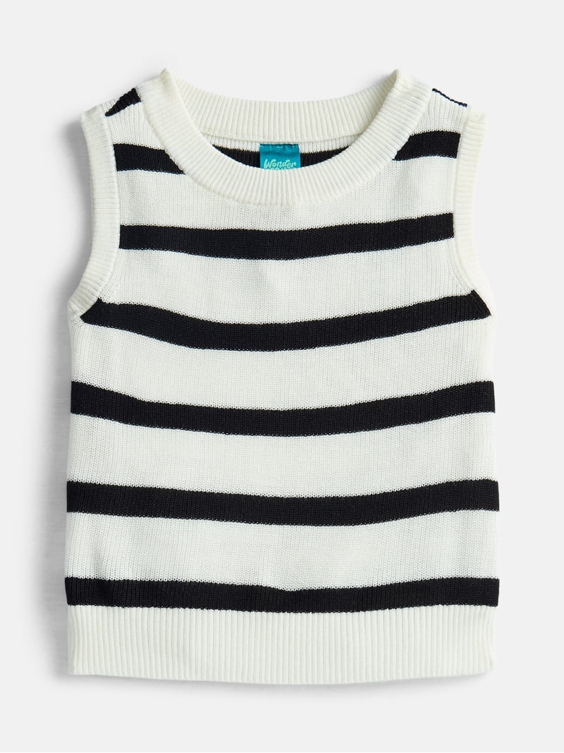 Wonder Nation Girls Sleeveless Sweater, Midweight, Sizes 4-18 & Plus | Walmart (US)