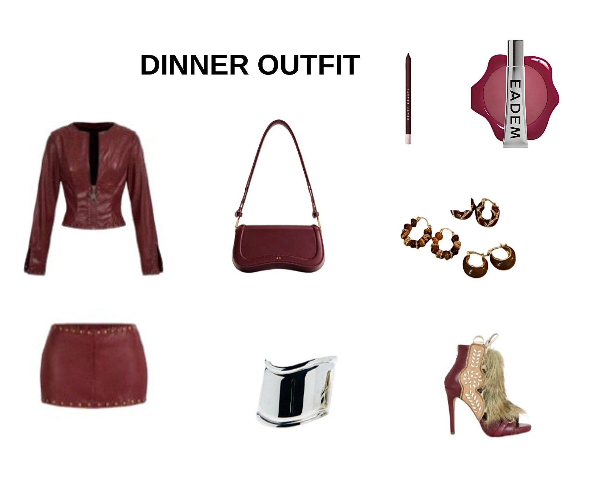 fall is here, and i’m all for deep tones & statement looks 🍷✨ 

this mood board is giving girls night out meets luxe energy. i paired this shein y2k set with akira heels for the ultimate dinner look sleek, confident, and ready for any night out. 

if you’re into fashion collabs or style content, let’s connect i’m always open to creative partnerships & styling inspo 💕 

#FashionMoodBoard #FallStyle #ContentCreator #StyleInspo

