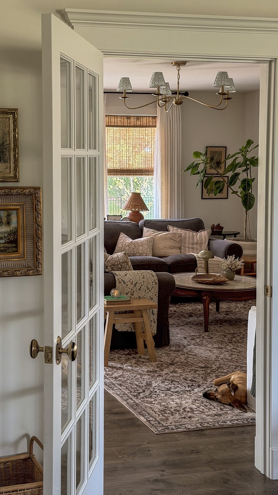Current favorite view. Cozy layers, warm neutrals, and a new rug that ties it all together. Shop the look here.

#LTKHome
