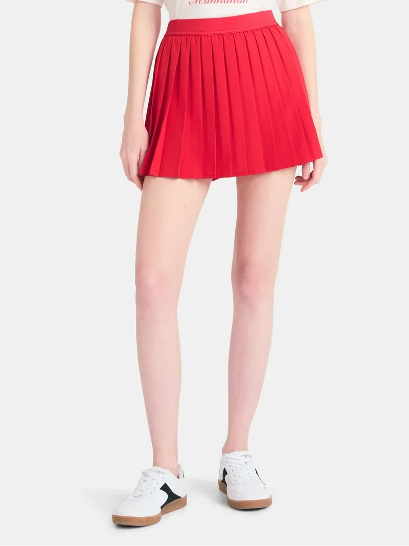 No Boundaries Game Day Tennis Skort, Women's | Walmart (US)