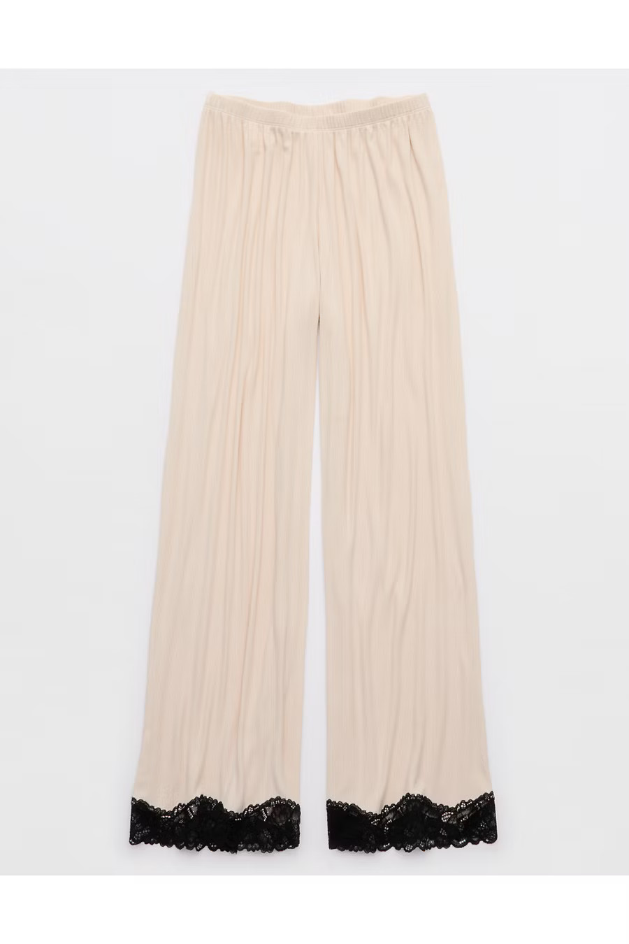 Aerie Real SoftÂ® Rib Trouser PJ Women's Sandbar XXS | American Eagle Outfitters (US & CA)