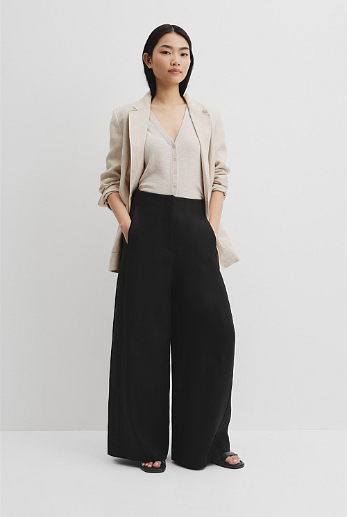 Linen Panel Pant | Country Road