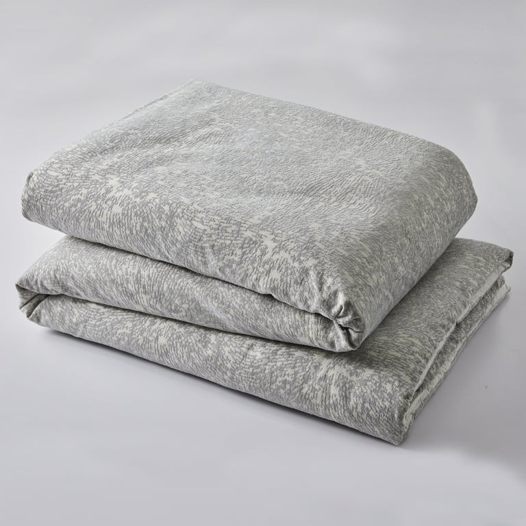 Better Homes & Gardens 3-Piece Silver Abstract Chenille Comforter Set, King | Walmart (US)
