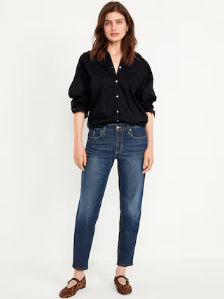 Mid-Rise OG Straight Ankle Jeans | Old Navy (US)