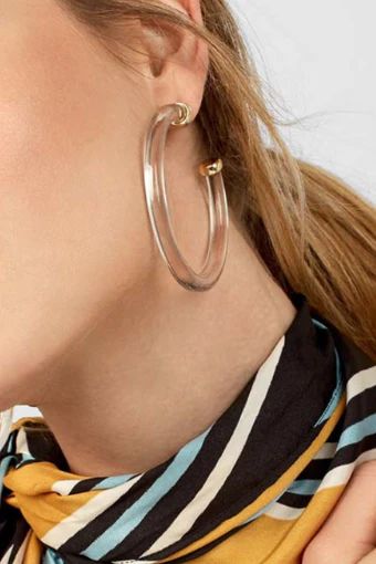 Lucite Hoops | The Styled Collection