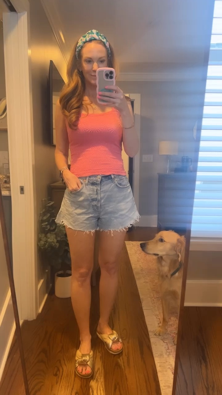 I LOVE this Free People tank top! It’s so stretchy and comfortable - I’m in a M/L. 
But… Amazon has a look alike!! 
Happy Friday!! 

#LTKSeasonal #LTKStyleTip #LTKOver40