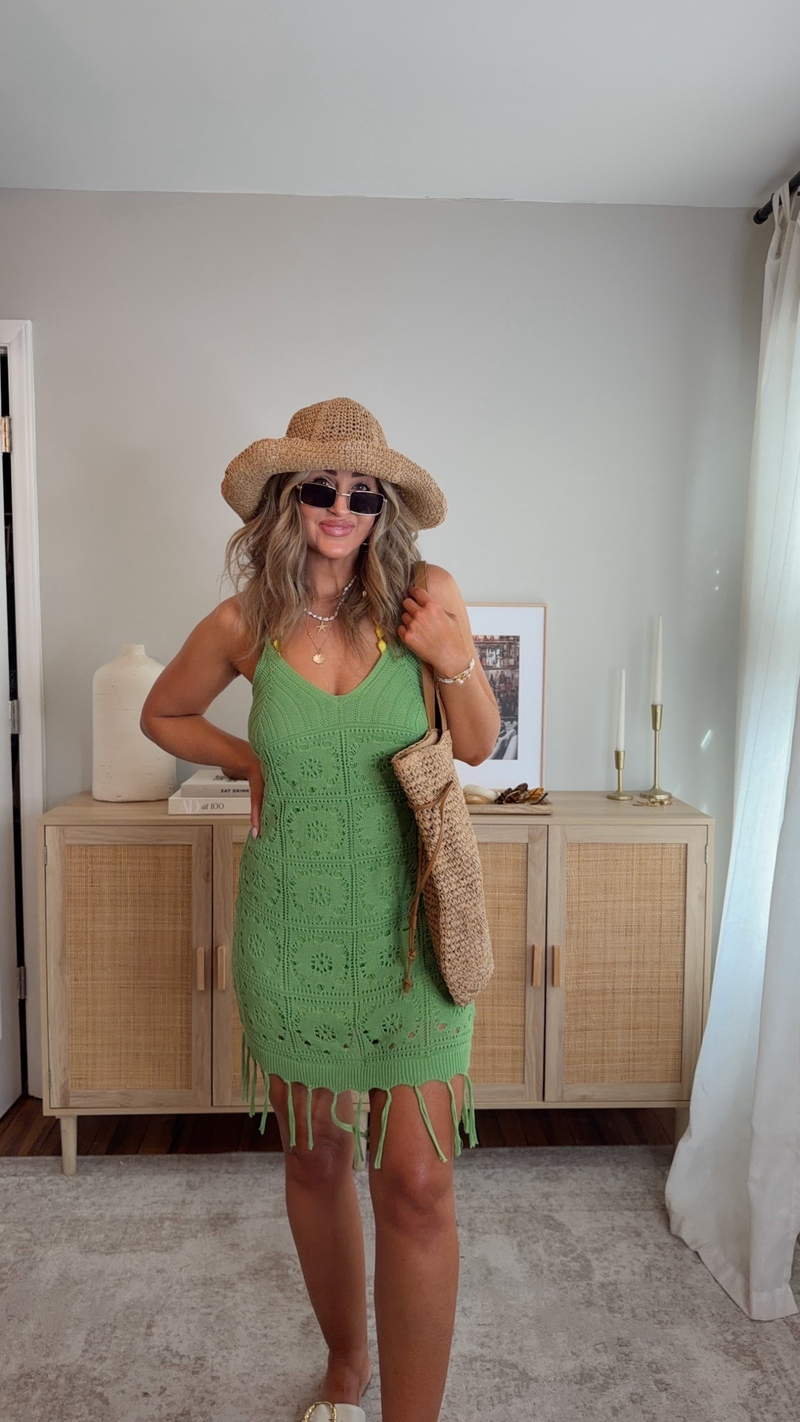 vacation ootd!! this dress is so pretty + fun for vacation. i’m in a size M, but it runs big. i’d size down for a more fitted look. spring break vacation swim + swim cover up!! use code LC15 for 15% off orders of $70+ cupshe, spring break, vacation outfits 

#LTKSaleAlert #LTKSwim #LTKTravel