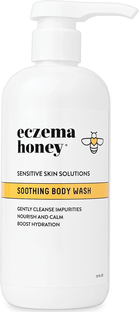 ECZEMA HONEY Soothing Body Wash - Daily Shower Gel & Eczema Treatment - Sensitive Skin Body Wash ... | Amazon (US)