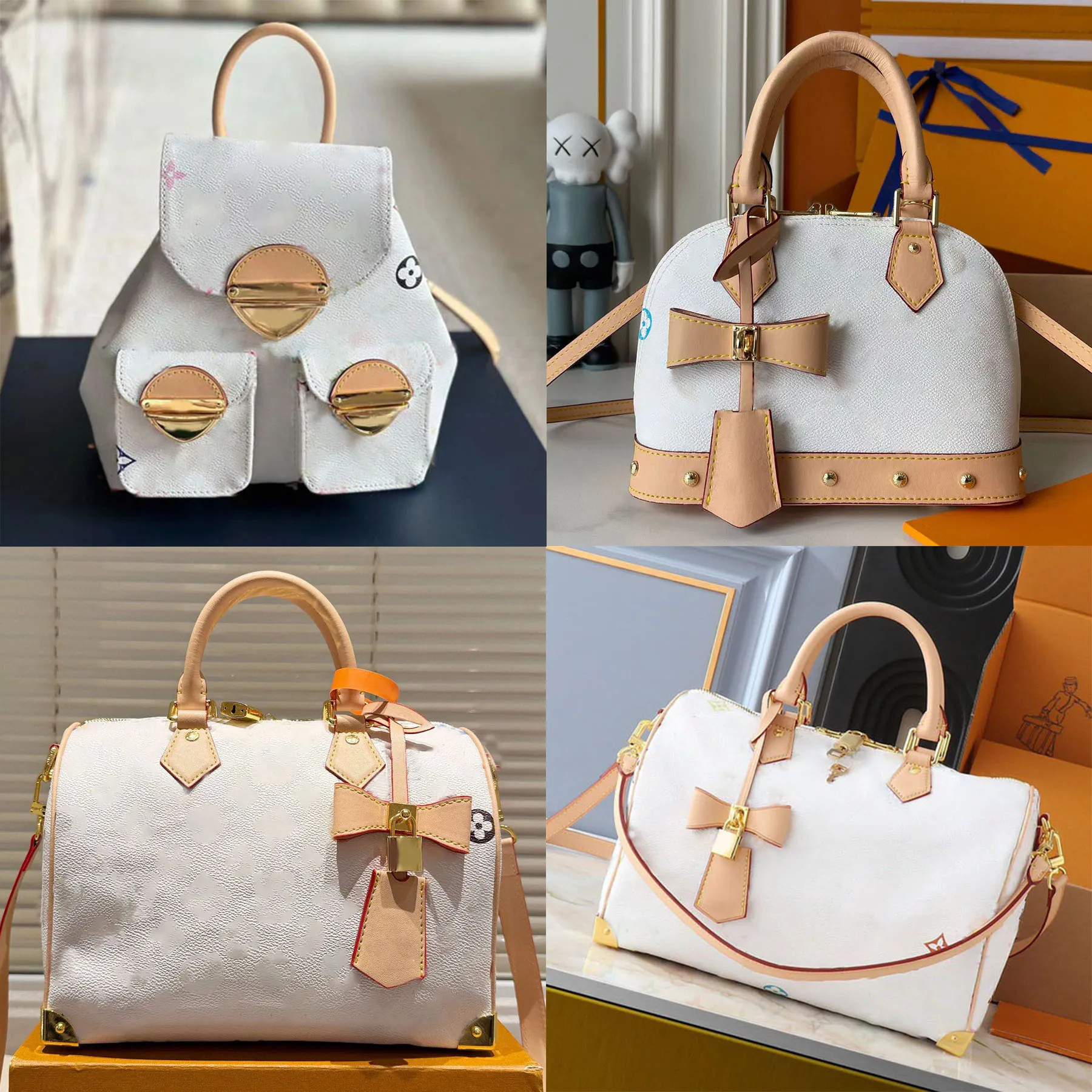 women murakami bag shoulder bag leather takashi handbag luxury designer totes rainbow colorful co... | DHGate