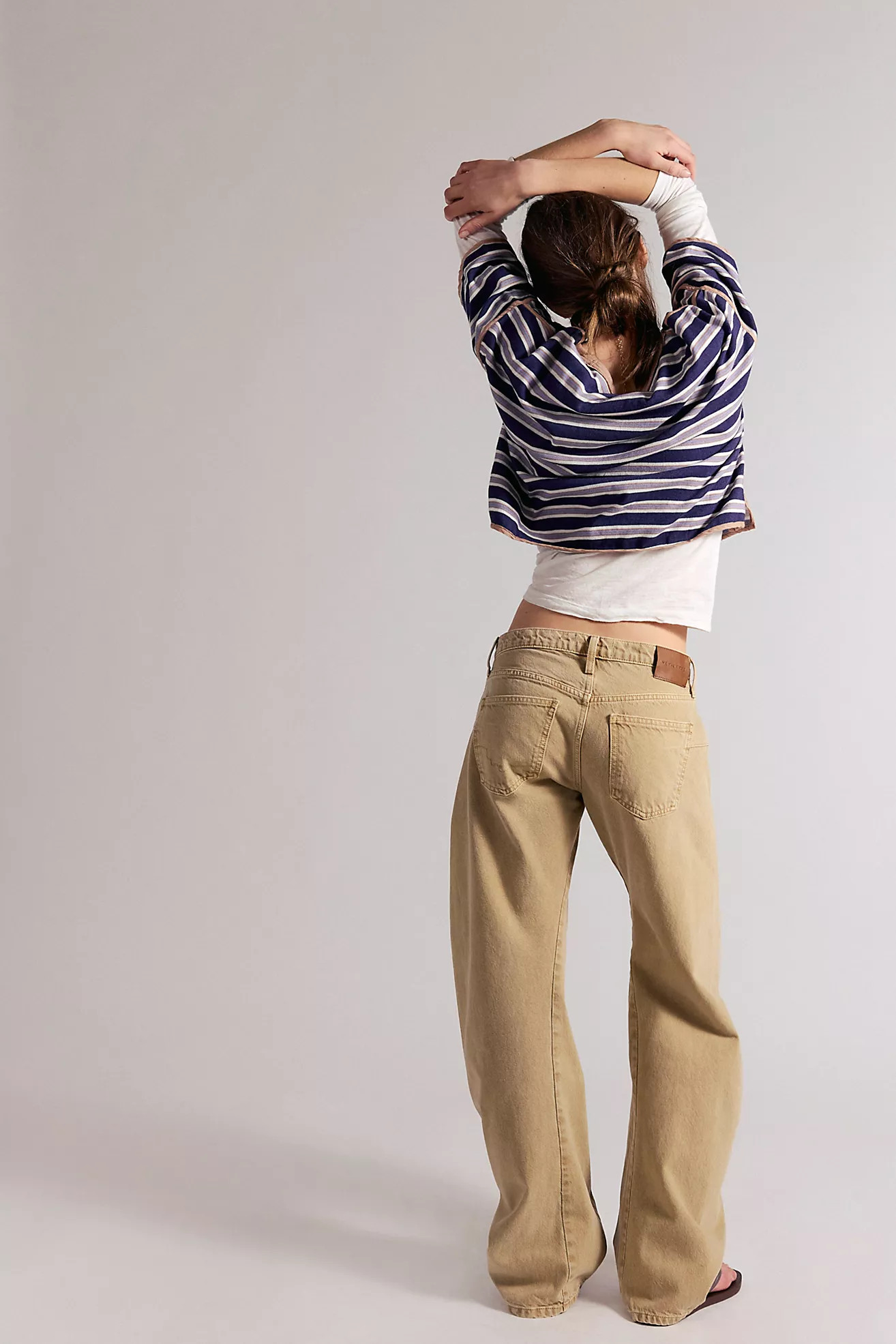 We The Free Fable Low-Rise Twisted Bowed Jeans | Free People (Global - UK&FR Excluded)