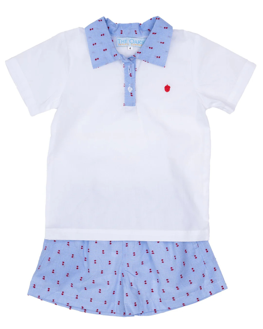 John Star Spangled Swiss Dot Short Set | The Oaks Apparel Company