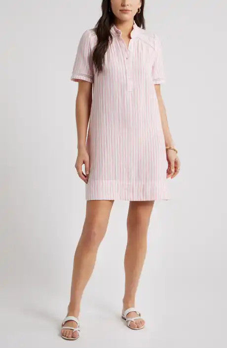 Polo Ralph Lauren Long Sleeve Cotton Poplin Shirtdress (Women) | Nordstrom | Nordstrom