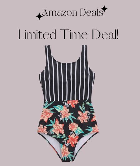 Amazon deals / ZINPRETTY Women Athletic One Piece Swimsuit High Waisted Bathing Suit Striped High Cut Sports Swimwear Backless Bikini 

#LTKTravel #LTKSaleAlert #LTKSwim