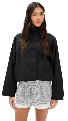 Lioness Women's Shoreline Windbreaker Jacket, Noir, Black, XS | Amazon (US)