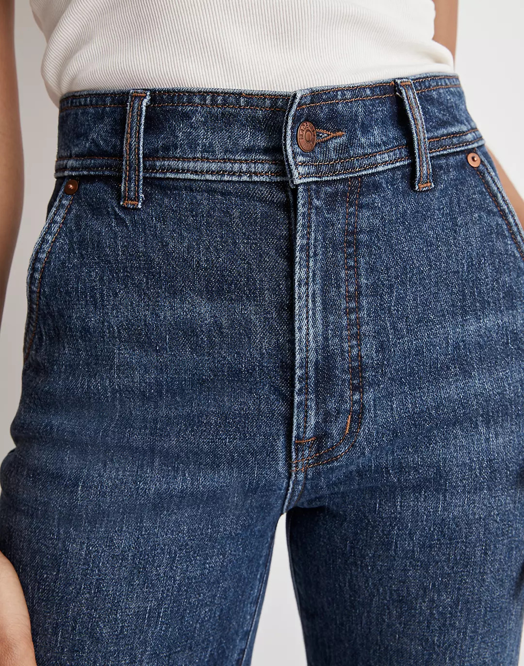 The Tall Perfect Vintage Straight Jean in Stanhill Wash: Pocket Edition | Madewell