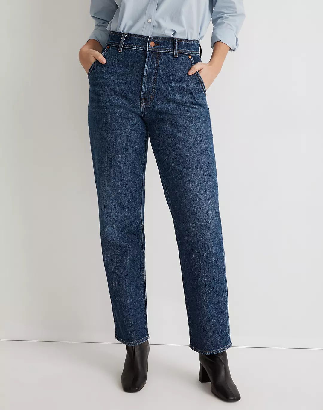 The Perfect Vintage Straight Jean in Stanhill Wash: Pocket Edition | Madewell