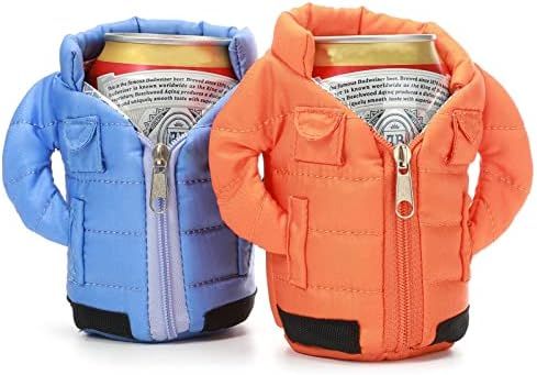 Beverage Jacket Can Cover Drink Insulated Coolers For 12oz 2Pcs Fun Gifts for Family and Fiends | Amazon (US)