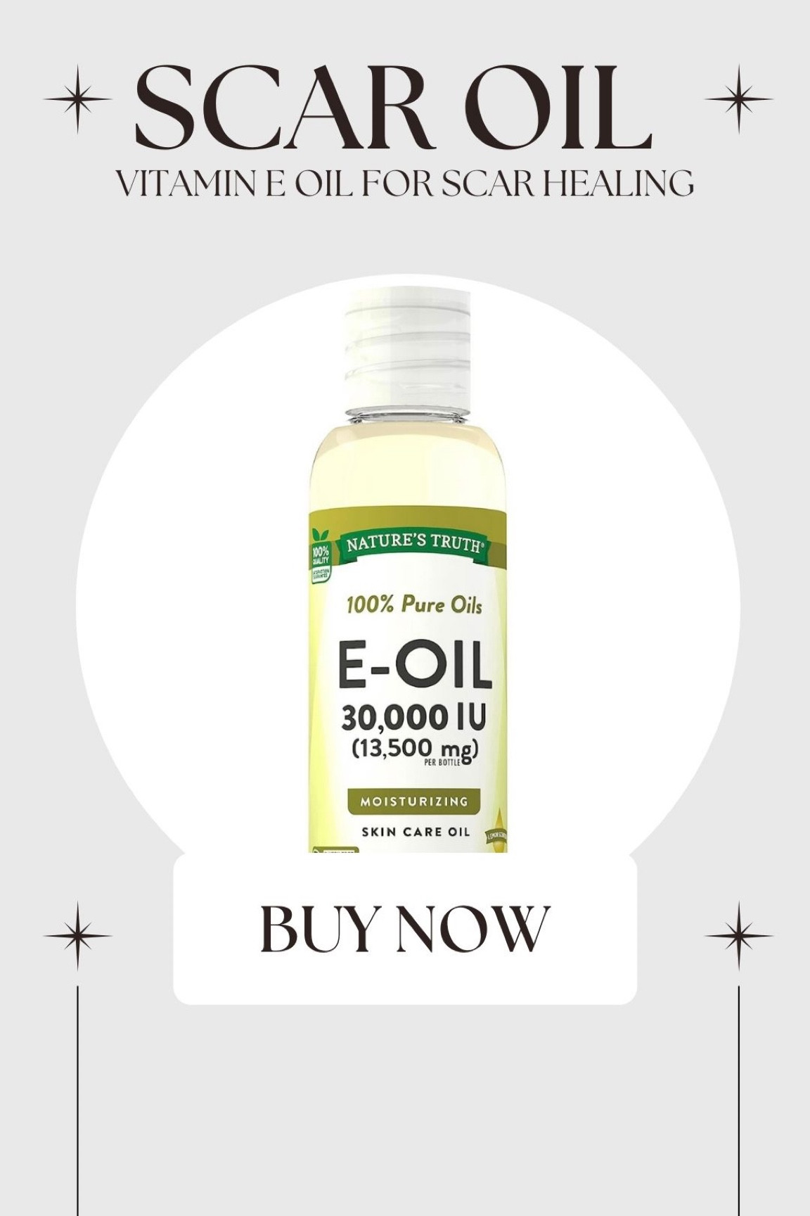 Add this vitamin e oil to the scar care morning and night time routine to increase scar healing time following surgery

#LTKFind #LTKFitness #LTKunder50
