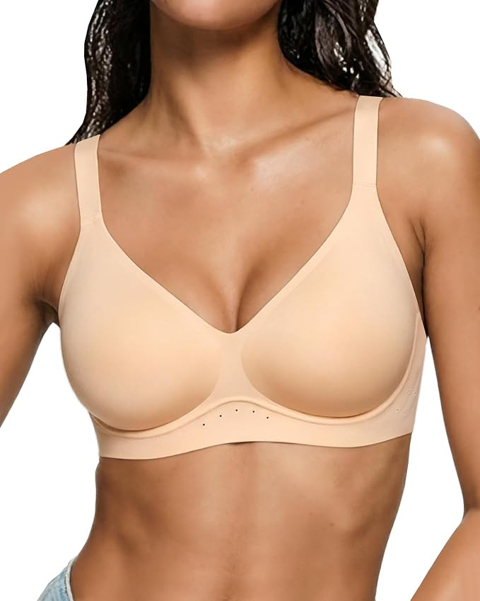 As Fairy Bras for Women Wireless Wirefree Jelly No Underwire Full Coverage Seamless Comfortable B... | Amazon (US)