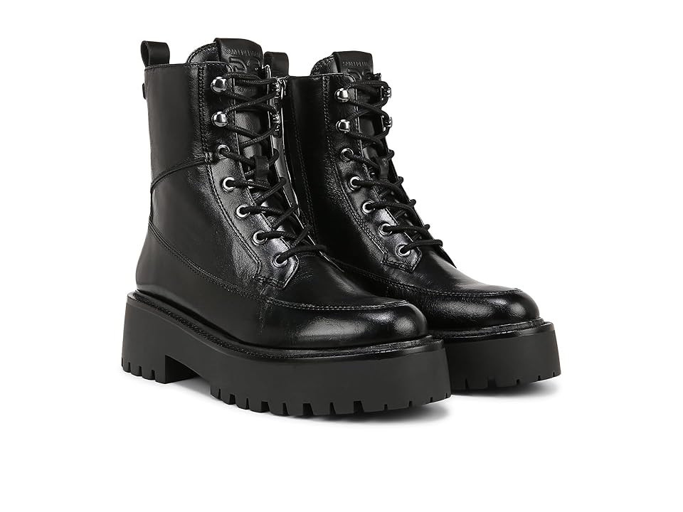 Sam Edelman Elliot Women's Boots Black Leather : 9.5 M, Leather/Rubber | Zappos