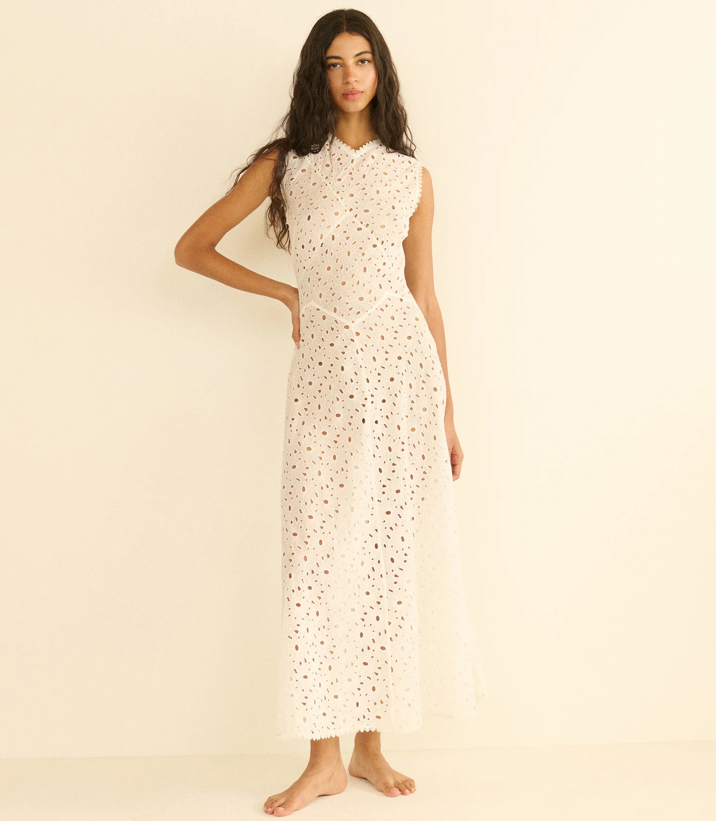 Adelana Dress - Salt | DÔEN | DOEN