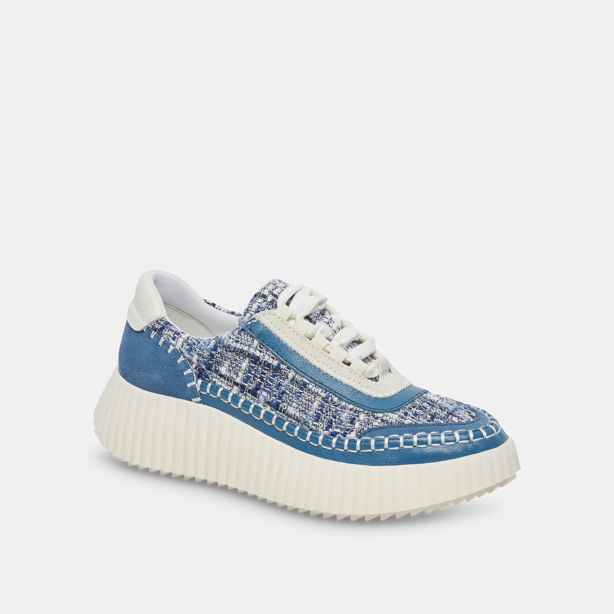 DOLEN SNEAKERS NAVY MULTI WOVEN | DolceVita.com