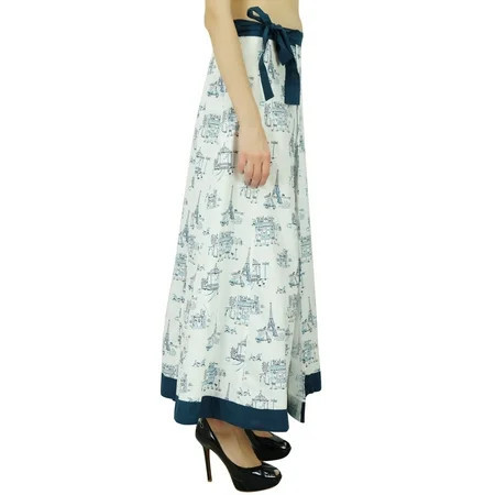 Phagun Cotton Paris Pattern Hippie Skirt Wrap Single Layer Sarong | Walmart (US)
