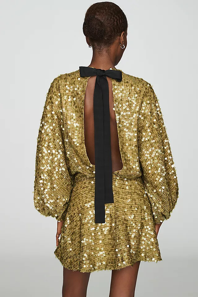 Hunter Bell Saltere Sequin Mini Dress | Anthropologie (US)