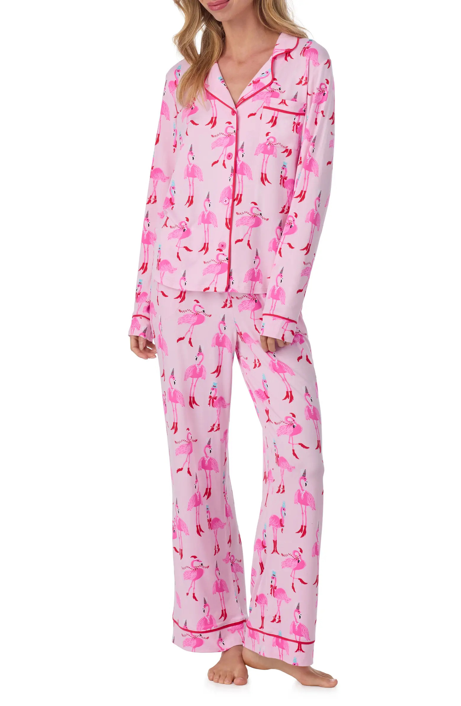 Room Service Pjs Long Sleeve Print Pajamas | Nordstrom | Nordstrom