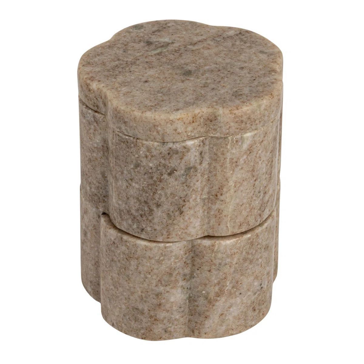 2-Piece Marble Stackable Pinch Pots With Lid | Wayfair North America