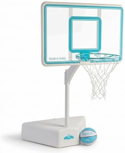 Dunn-Rite Splash & Shoot Pool Basketball Hoop, Adjustable Height Backboard – 200lbs Water-Fille... | Amazon (US)