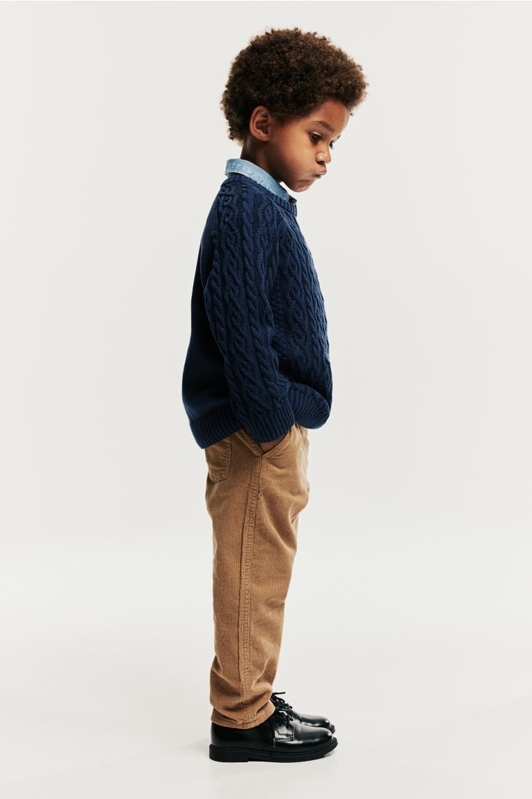 Lined Corduroy Joggers | H&M (US + CA)