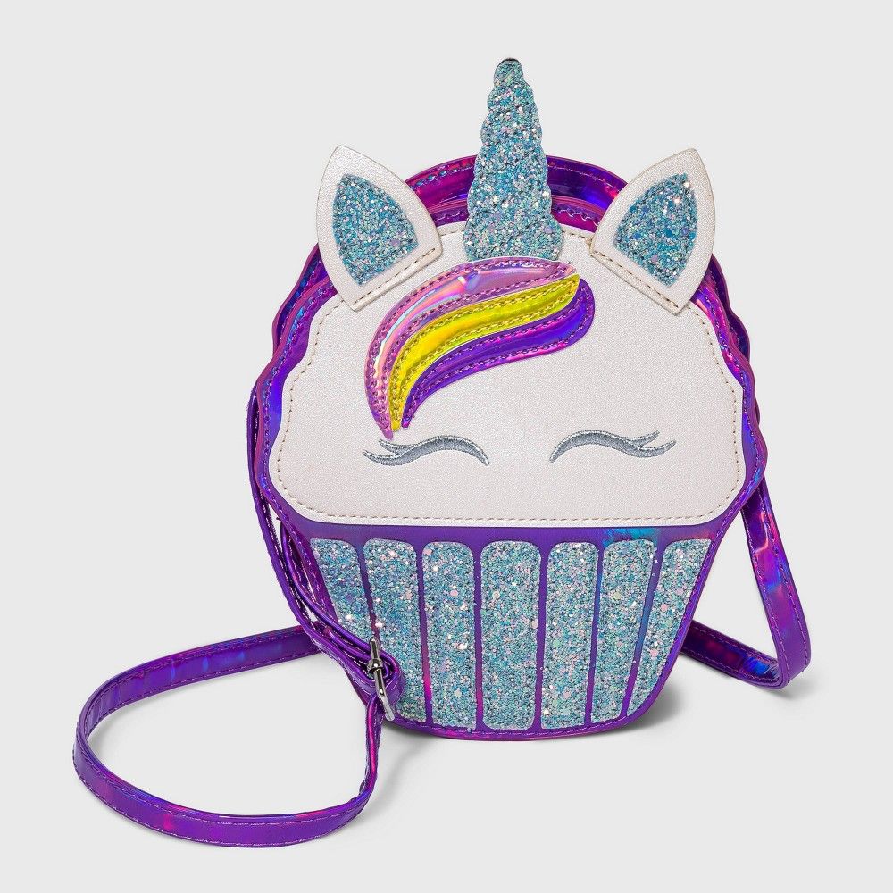 Girls' Unicorn Cupcake Crossbody Bag - Cat & Jack | Target