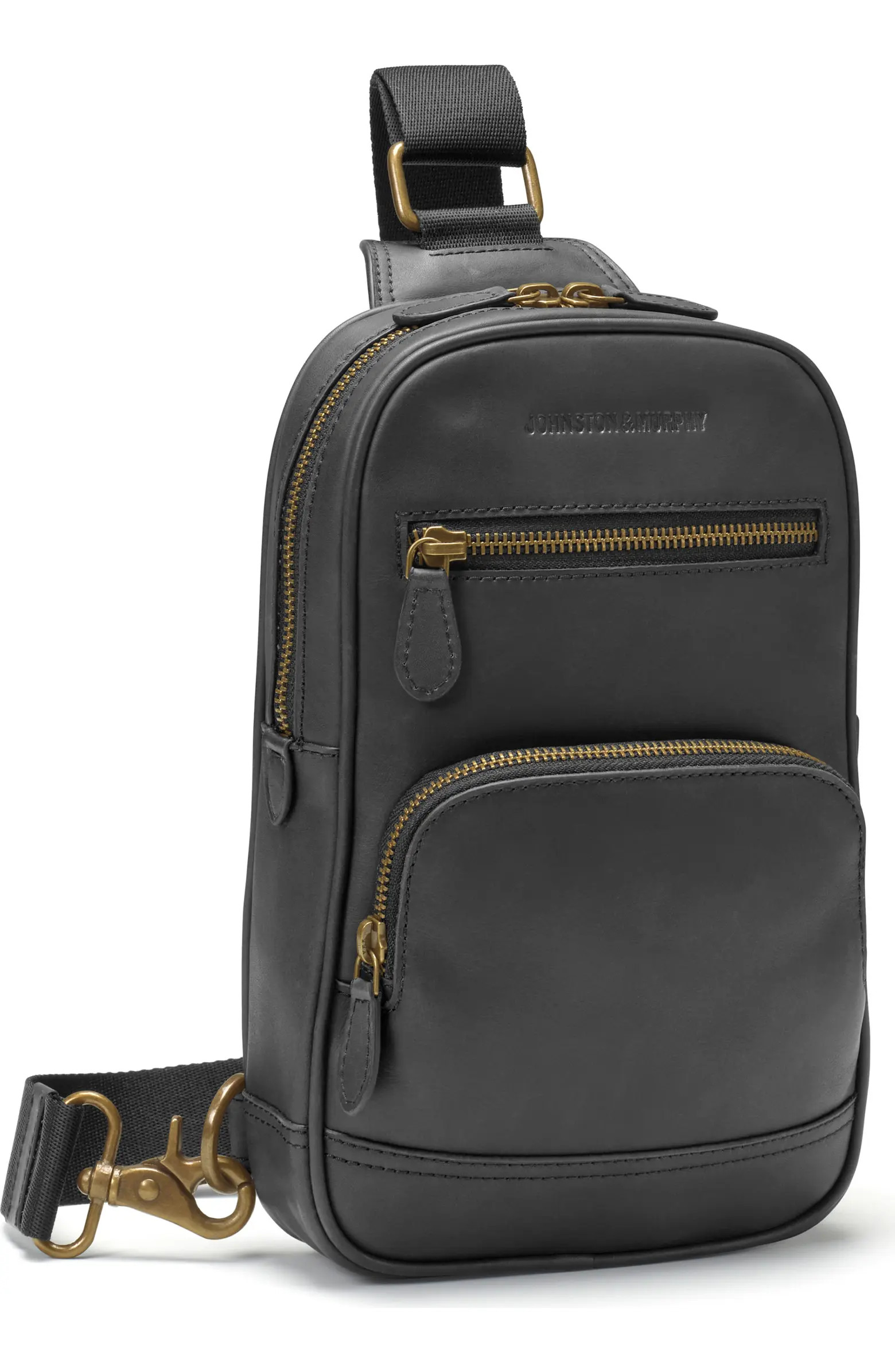 Rhodes Water Repellent Leather Sling Bag | Nordstrom