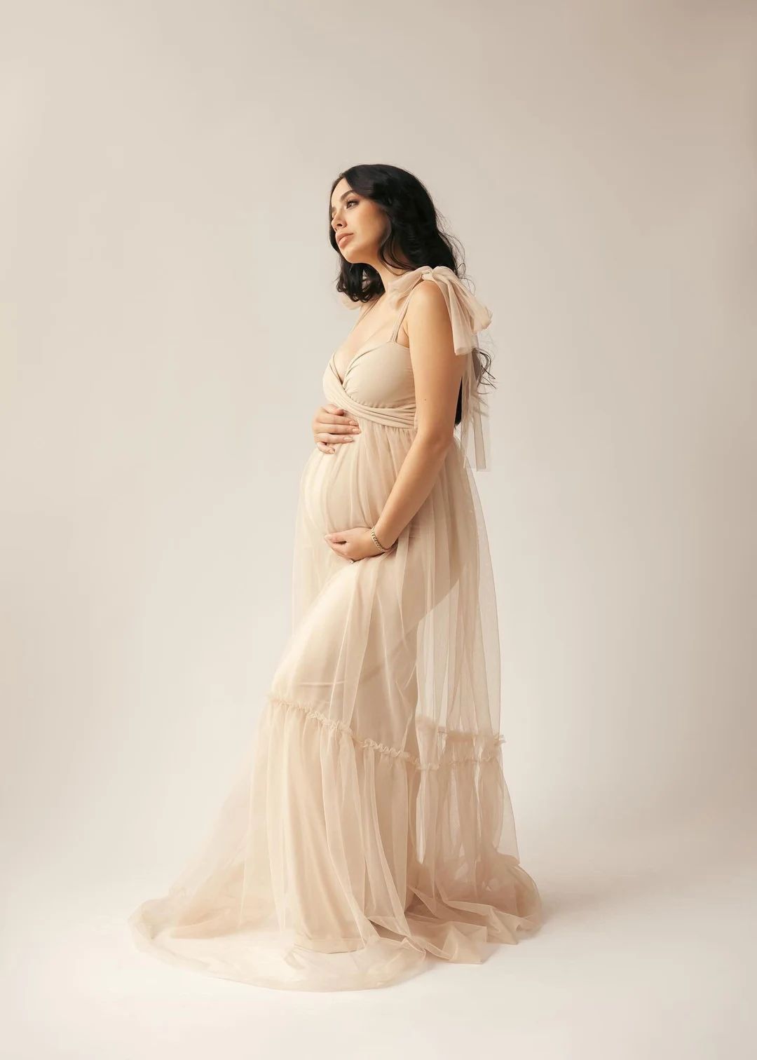 Hannah Sweetheart Maternity Dress - Etsy | Etsy (US)