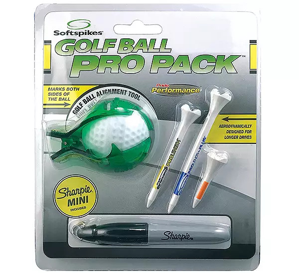 Softspikes Golf Ball Alignment Tool & 3 Pride Performance Tees | Dick's Sporting Goods