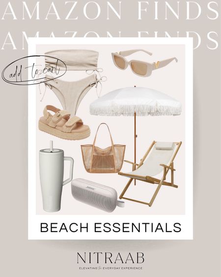 Amazon Beach Essentials ✨

amazon beach // amazon finds // beach essentials // beach bag // beach vacation // amazon fashion finds // summer style // amazon fashion // summer outfits // beach must haves

#LTKFindsUnder100 #LTKFindsUnder50 #LTKSeasonal
