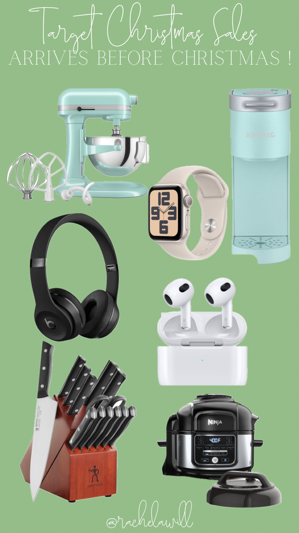 RUN to Target for LAST MINUTE sales ‼️🛒

These deals are great for so many people and at such a steal arriving before Christmas 🎄 

#christmas #christmasgifts #giftguide #collegegiftguide #homegiftguide #kitchengiftguide #holiday #holidayshopping #sales #holidaysales #cybersale #target #targetchristmas #targetsales 

#LTKsalealert #LTKHoliday #LTKGiftGuide