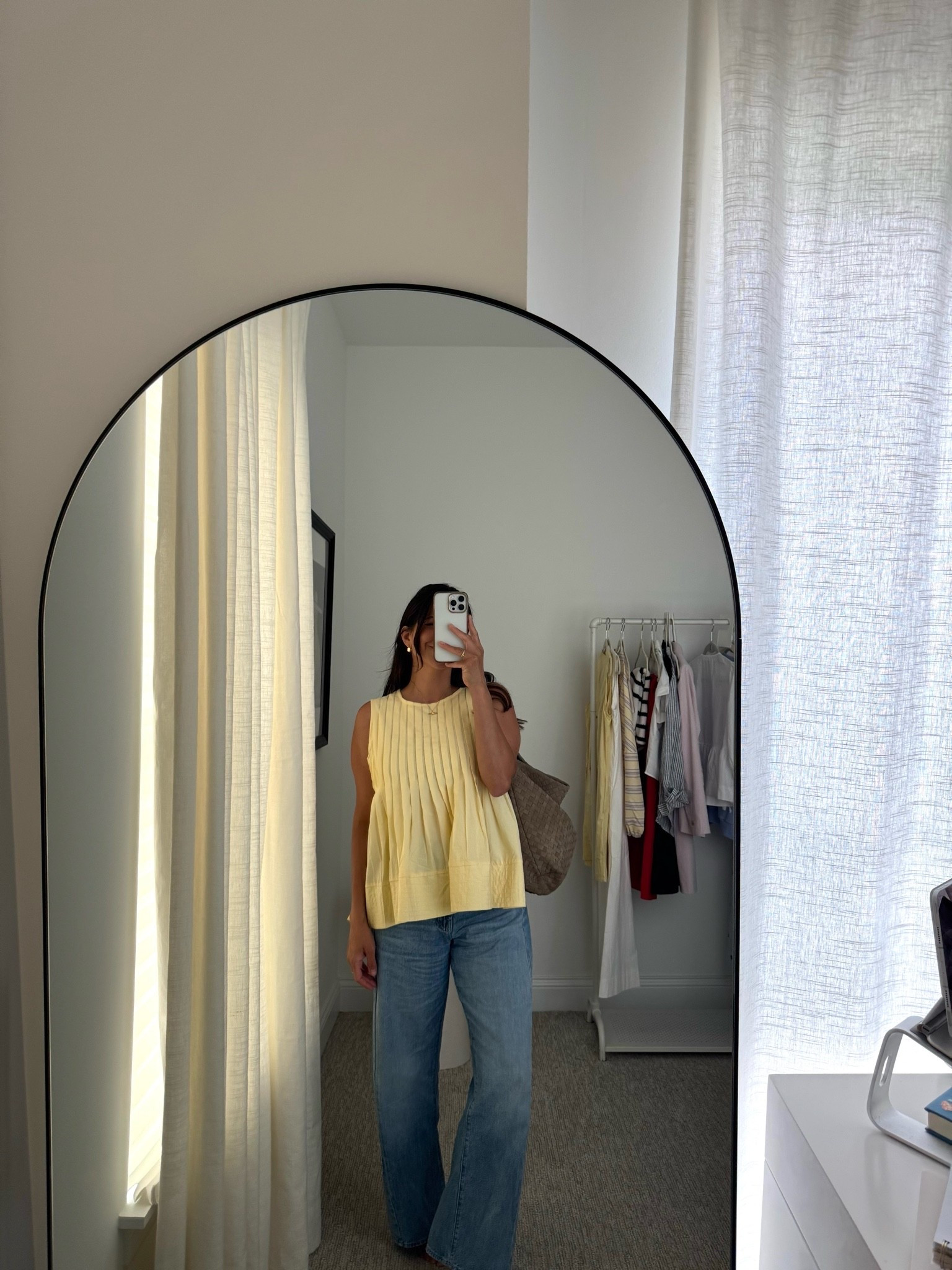 Amazon top, wearing in small