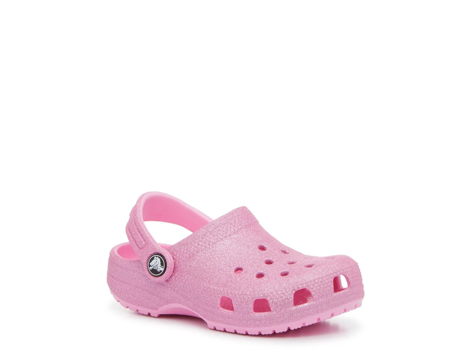 Crocs Glitter Clog Kids' | Boys | Girl's | Pink Glitter | Size 7 Toddler | Clogs | Sandals | DSW