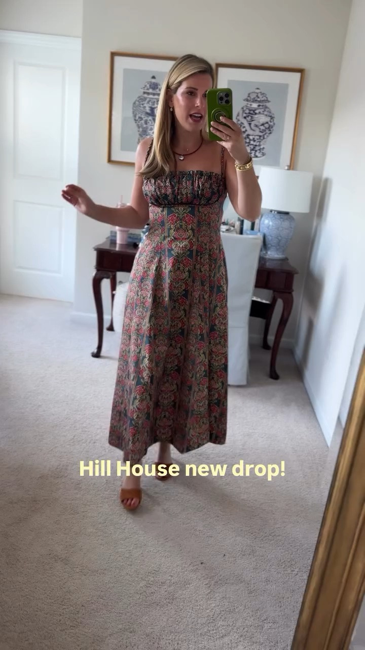 The new HH pieces are so good!! Comment DRESS for details! These dresses were gifted to me from @hillhouse 💕 #classicstyle #grandmillenial #grandmillenialstyle #pittsburghinfluencer #hillhouse