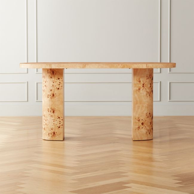 Marisa Burl Wood Desk | CB2