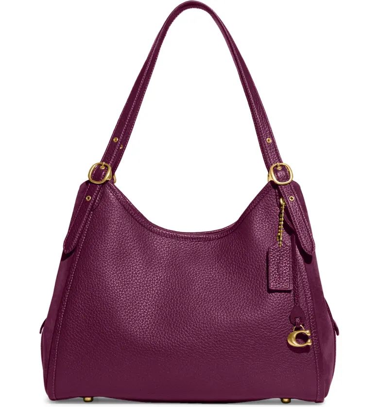 COACH Leather & Suede Shoulder Bag | Nordstrom | Nordstrom