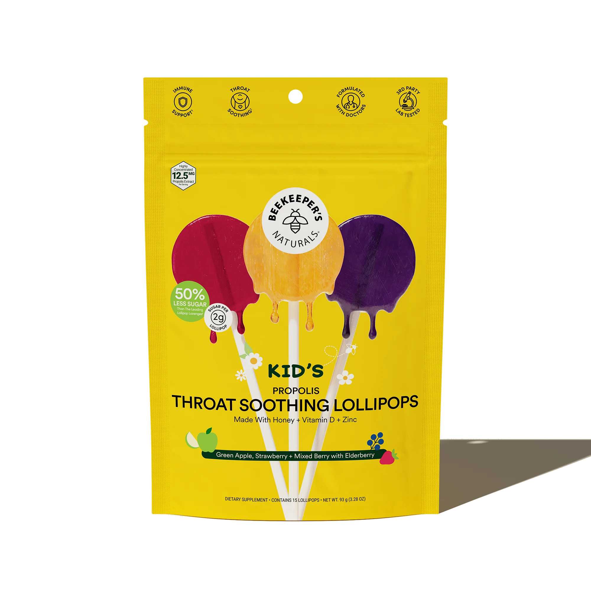 Kid’s Throat Soothing Lollipops | Beekeeper's Naturals