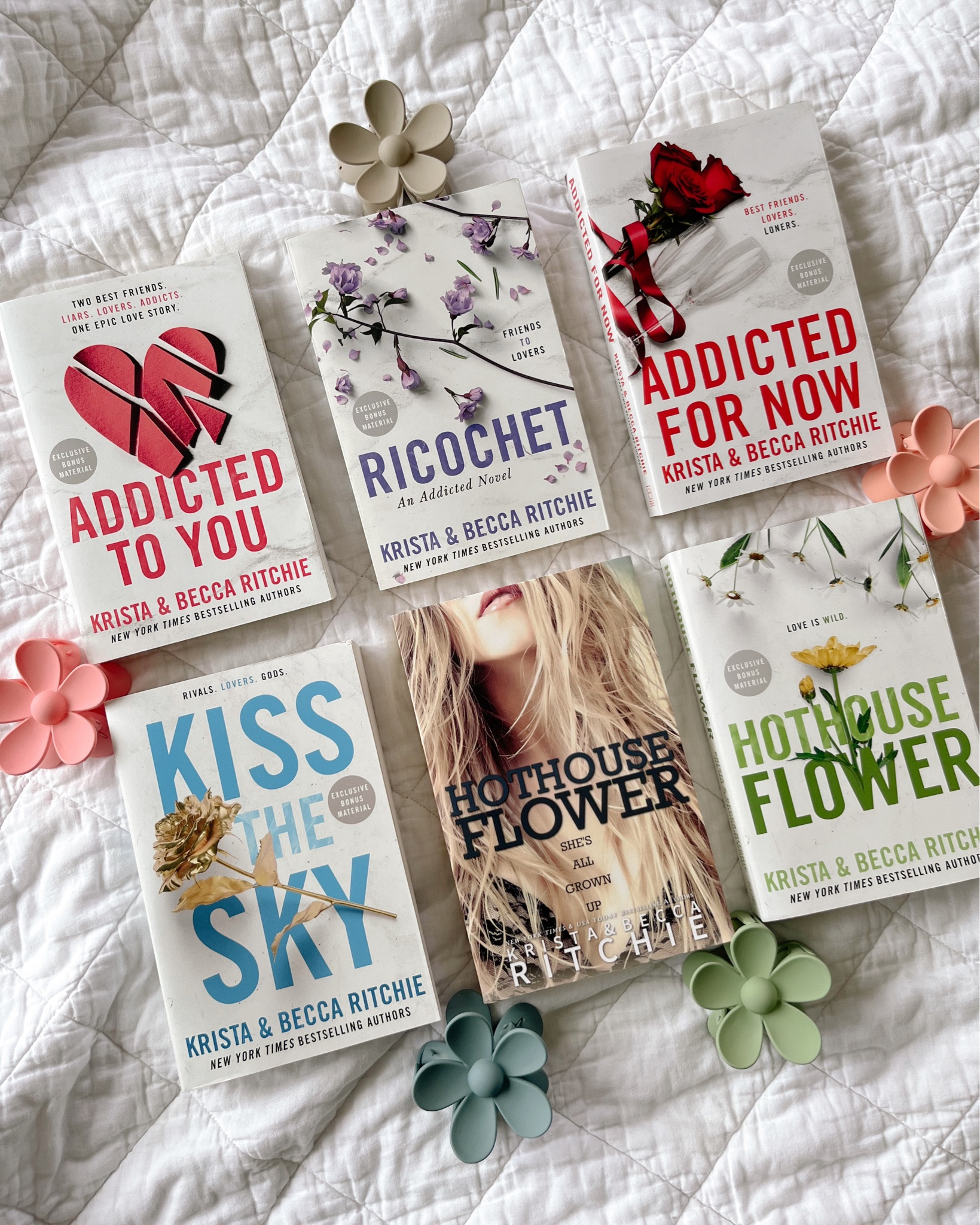 A series that lives in your very being and soul. 💐

I read this series in 2015; it wasn’t even complete back then, but to this day, it continues to be a top favorite. I’ve even read it 4 times, and I’m itching for a 5th time.

I’ve never felt a void in my soul as I did when I read the last page of Some Kind of Perfect; it HURT me to say goodbye to the characters, even knowing I’d get the Like Us series. @kbmritchie did a MAGNIFICENT job with this world. I wish I could live in it with the core six. 😭

Books to read - book recommendation - romance books - hair clips - flower - flower hair clips

#LTKunder50 #LTKstyletip