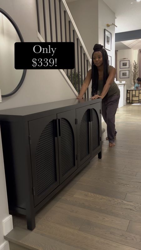 This piece has an amazing price 🎉 and now you can recreate this designer look with this gorgeous sideboard. It’s perfect for your dining area… use it as a buffet or for storing your dishes … it’s incredibly sturdy and can be used in bedrooms 🛏️ or as a tv stand! 🫶🏽☺️


#LTKhome #LTKstyletip #LTKVideo