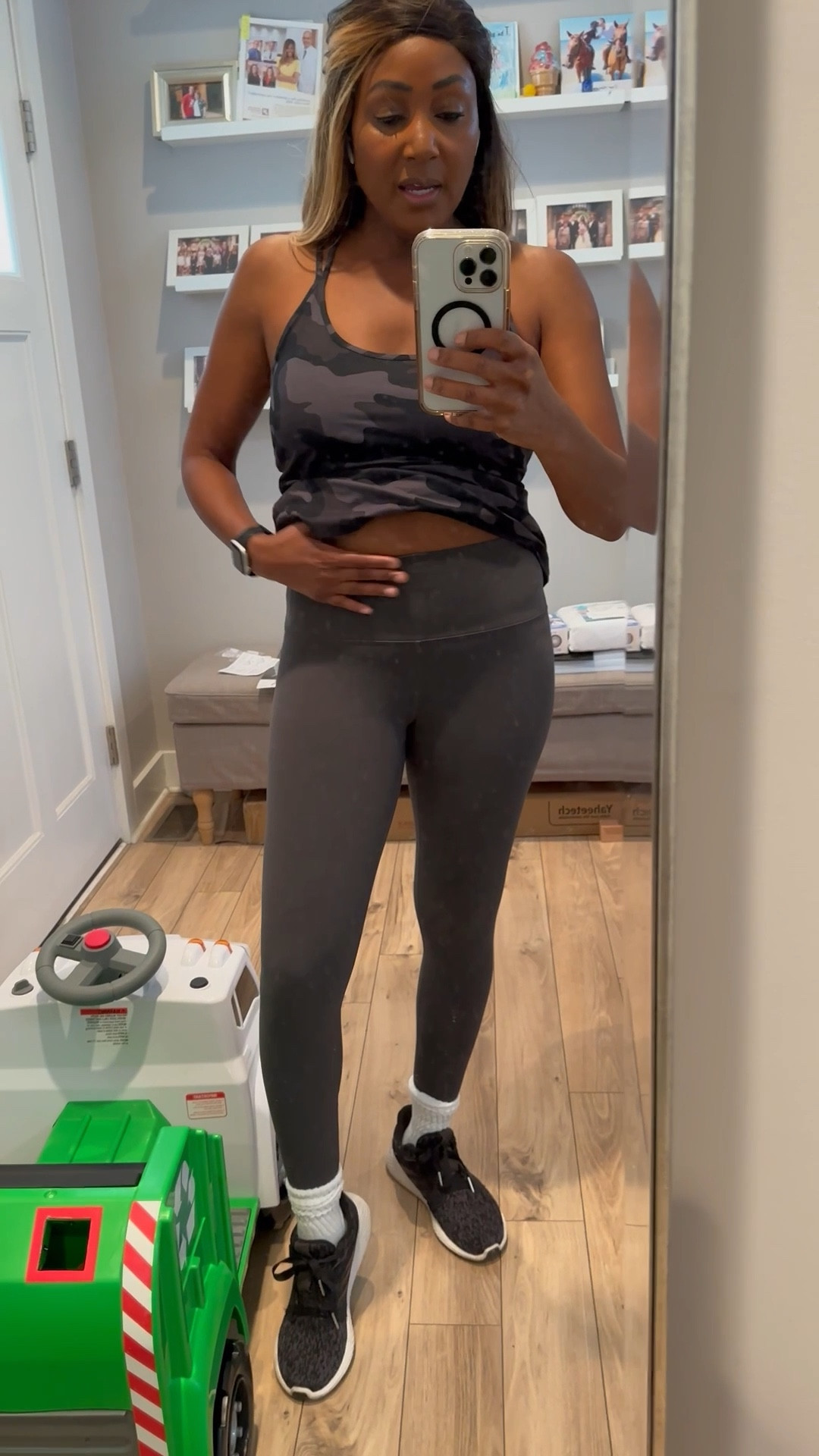 So soft and hold you in! I squeezed into a Medium!

#LTKMidsize #LTKActive