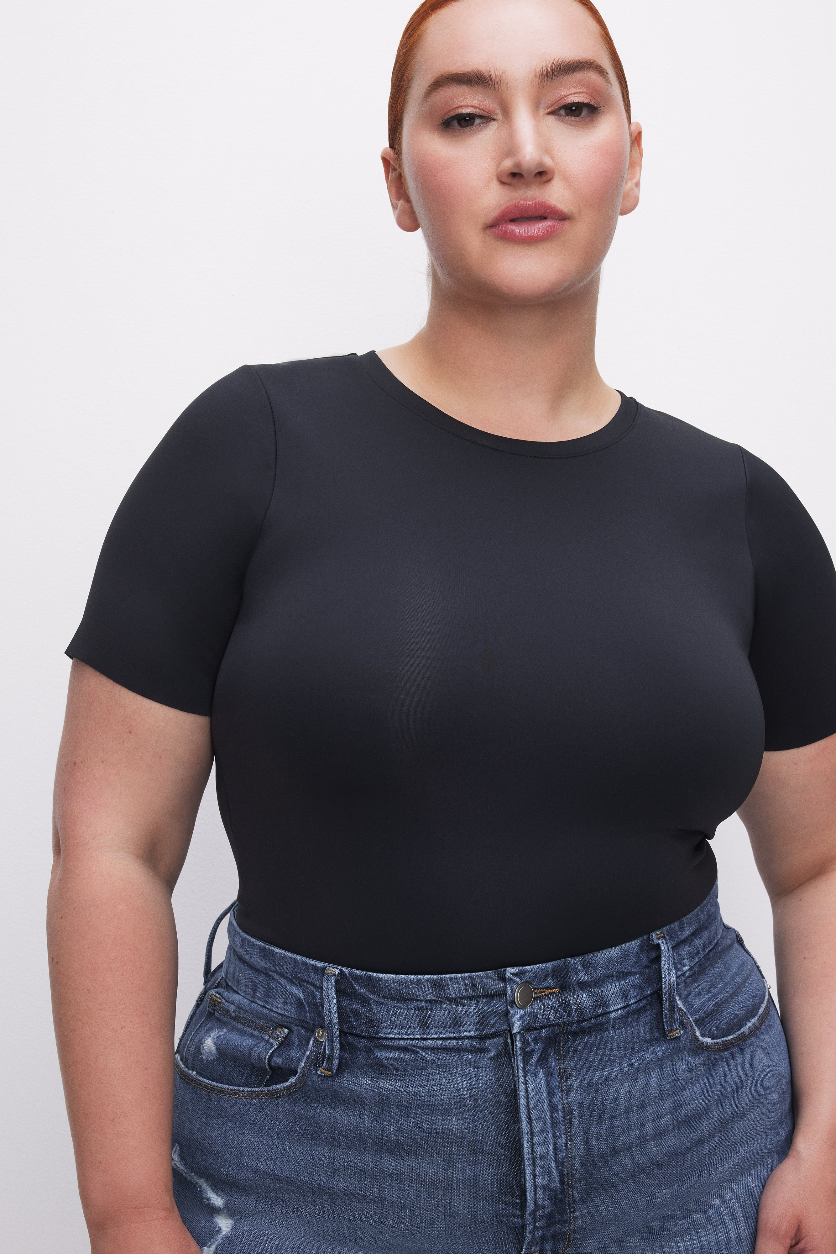 SCUBA TEE BODYSUIT | BLACK001 - GOOD AMERICAN | Good American