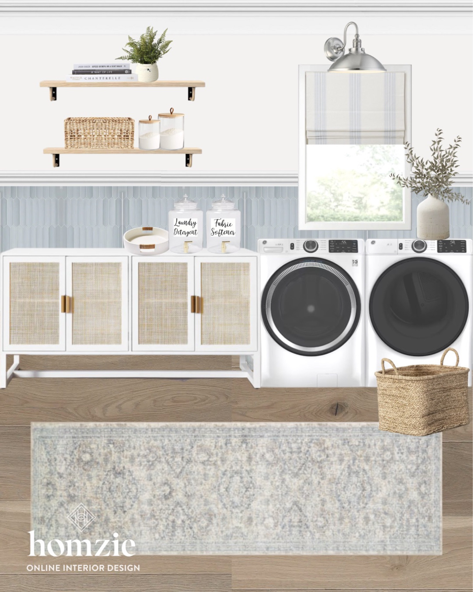 Loving the this modern farmhouse laundry room design! 

#LTKunder100 #LTKhome #LTKFind