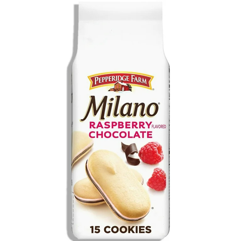 Pepperidge Farm Milano Cookies, Raspberry Chocolate, 7 oz Bag | Walmart (US)